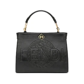 کیف چرم وارداتی fendace بزرگ مشکی / فنداسه