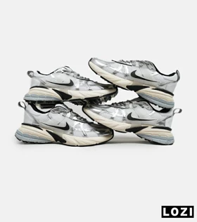 کفش کتانی مردانه و زنانه سفید مشکی Nike cushlon