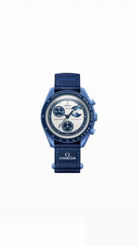ساعت امگا سواچ بلومون شاین Omega x Swatch Speedmaster Super Blue