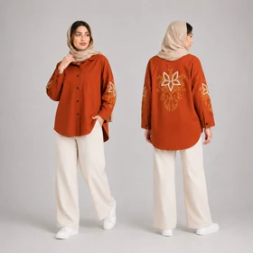 کت زنانه طرح پروانه گلدوزی شده کد 145