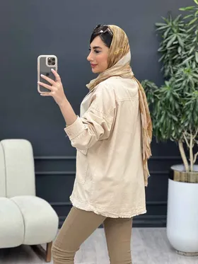 مانتو دو جیب پاکتی یاس