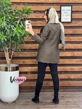 کت جناغی آستین پاکتی
