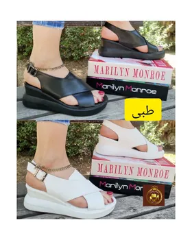 صندل لژدار طبی تابستانی زنانه ضربدری