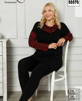 ست راحتی سایز بزرگ زنانه سکسن کد66696