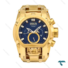 اینویکتا زئوس طلایی صفحه سرمه ای مردانه Invicta-6256-G