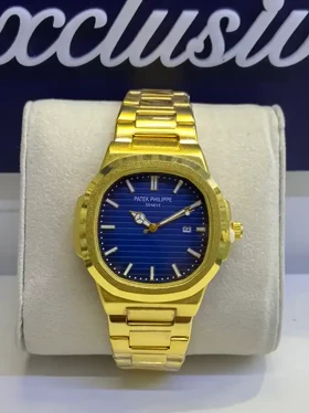 ساعت پتک فیلیپ مردانه pk -4912 در 2 مدل با بند طلایی