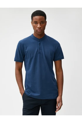 تیشرت یقه پولو مردانه اورجینال کوتون koton