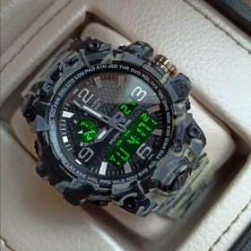 ساعت اسپرت بی بی جیشاک بند طرح ارتشی