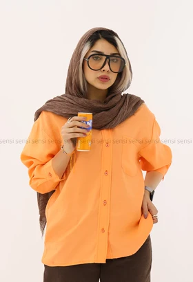 شومیز پری ساده رنگی کد1005349