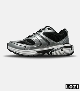 کفش کتانی مردانه طوسی مشکی DIESEL S-SERENDIPITY SPORT مدل 7576