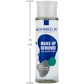 محلول آرایش پاک کن چشم و صورت درمنجلین 200 میل