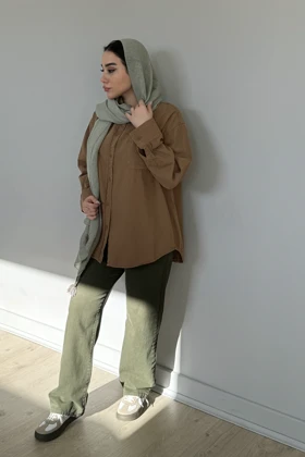 شومیز کتان نخ بیسیک