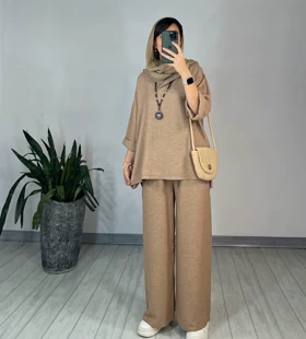 ست تونیک و شلوار تافته 3