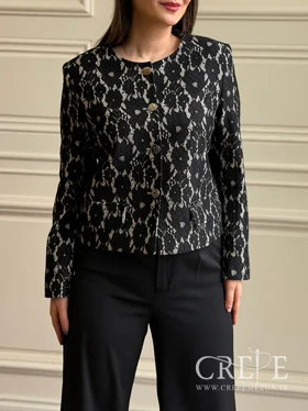 کت گیپور یقه گرد