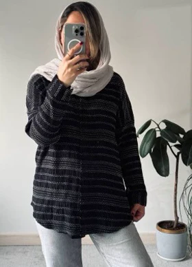 شومیز مانتویی کوک دوزی