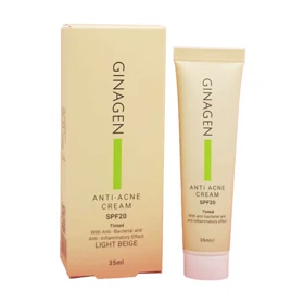 کرم ضد جوش رنگی لایت بژ ژیناژن 35 میل