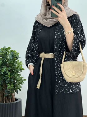 سرهمی گلشید همراه با کمربند 3