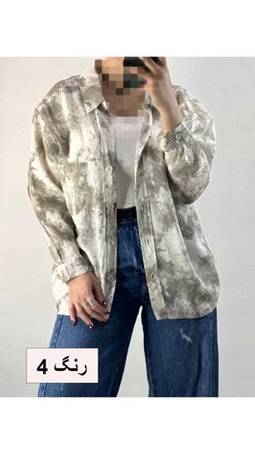 شومیز پری ابرنگی زنانه 17298