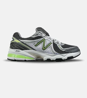 کفش کتانی مردانه و زنانه طوسی سبز New Balance 860 V.02 مدل 7529