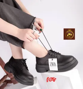 کفش کتانی لوفر بندی زنانه