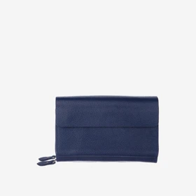 کیف پاسپورتی چرم مردانه مدل pj022 (سرمه ای)