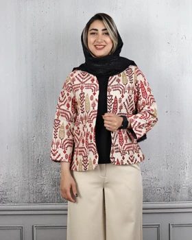 کت گلیمی بغل چاک‌دار زنانه 0827