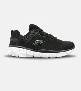 کفش کتانی طبی ورزشی مشکی SKECHERS SKECH-KNIT