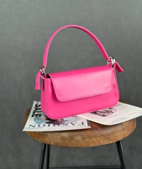 کیف زنانه فانتزی دستی و دوشی کوچک مینیمال، ترندی و شیک (صورتی)