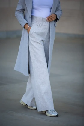 شلوار فوتر نیم بگ دو دکمه