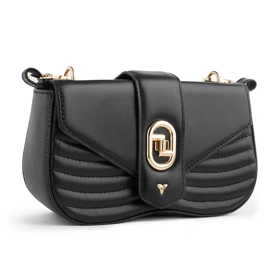 کیف دوشی زنانه چرم یلسان مدل آرچید کد 100-GN