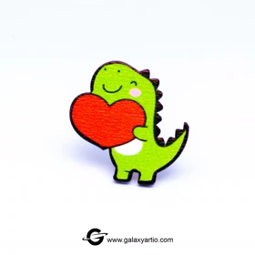 پیکسل دایناسور عاشق