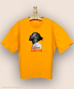 تیشرت لش مردانه و زنانه طرح لوئیس همیلتون کد 984