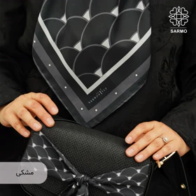 روسری ابریشم کجراه پولک