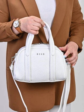 کیف دستی/دوشی زنانه بنو مدل رویا کد BENO 5075 (سفید)