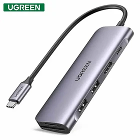 هاب تایپ سی 6 پورت یوگرین Ugreen مدل CM195/70411