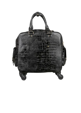 ساک مسافرتی چرخ‌دار چرم مدل اوبرت