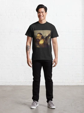 تیشرت با طرح mona lisa DABBING! DAB! کد 24967