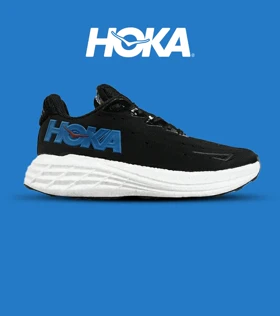 کفش کتانی مشکی آبی HOKA مدل 7452