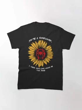 تیشرت spiderman spider verse | تیشرت مرد عنکبوتی طرح Youre A Sunflower کد 105367