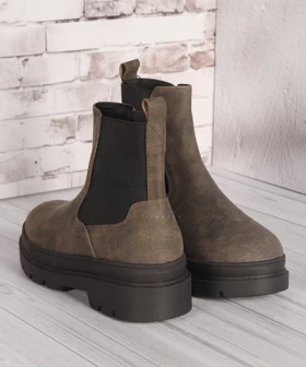 نیم بوت مردانه بدون بند و زیپ‌دار 1094