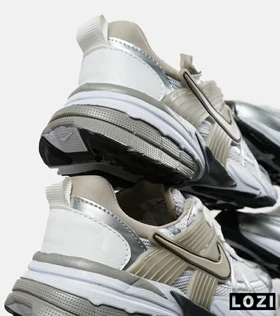 کفش کتانی مردانه و زنانه سفید کرم طوسی Nike cushlon مدل 7099