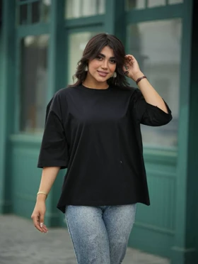 تیشرت ساده باکسی
