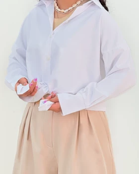 شومیز سفید ثنا(43)کد:5404