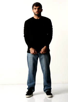 سلانیک آستین بلند یقه کشبافت مردانه