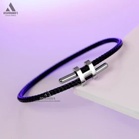 دستبند زنانه هرمس Hermes Cable Bracelet 01 (مشکی)