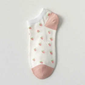 جوراب مچی شکوفه ی توت فرنگی