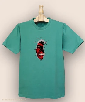 تیشرت مردانه و زنانه طرح اتک آن تایتان 927