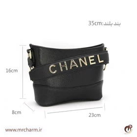 کیف زنانه چرم chanel بندکوتاه mrc181498