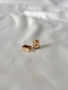 گوشواره خطی تراش خورده