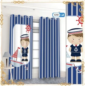 پرده پانچی اتاق کودک و نوجوان کد c-5250